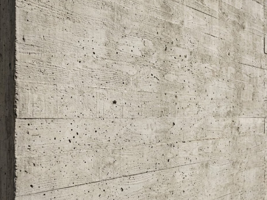 Textura y materialidad de hormigón en arquitectura